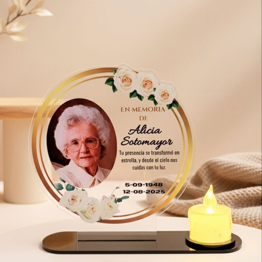 Galvano Aurora con vela led